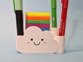 Cute Cloud desk organizer