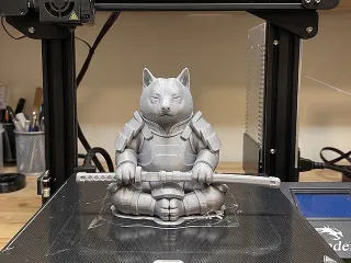 Samurai Dog Ornament