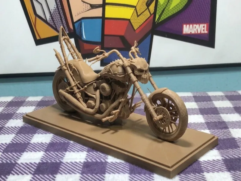 Moto du motard fantôme