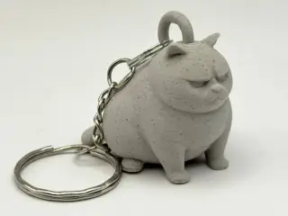 Grumpy Cat Keychain