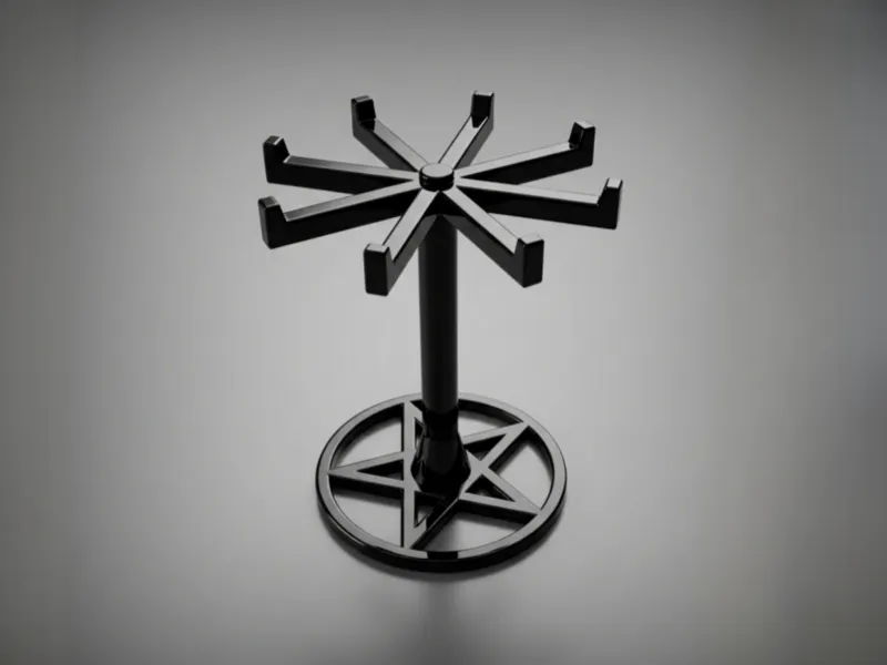ROTATABLE STAND FOR JEWELRY AND KEYCHAINS - KEYHOLDER