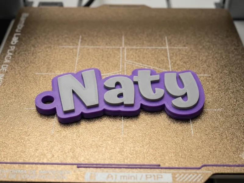 Llavero nombre Naty