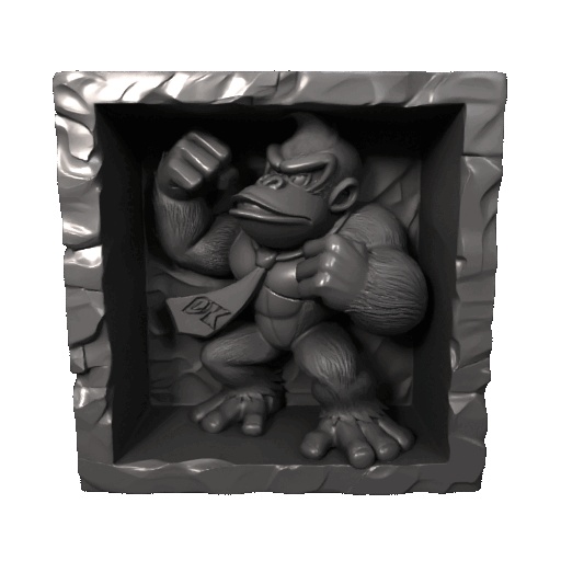 Donkey Kong Stone Frame-0