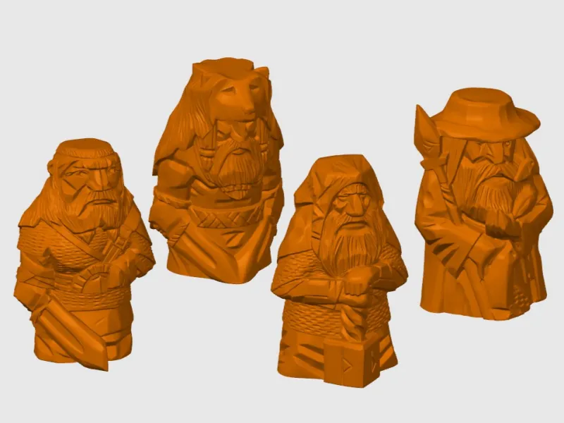 Viking Totem Collection 3 – 4 Nordic Deities