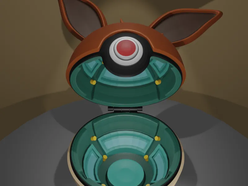 Eevee Pokemon - Pokeball Articulable