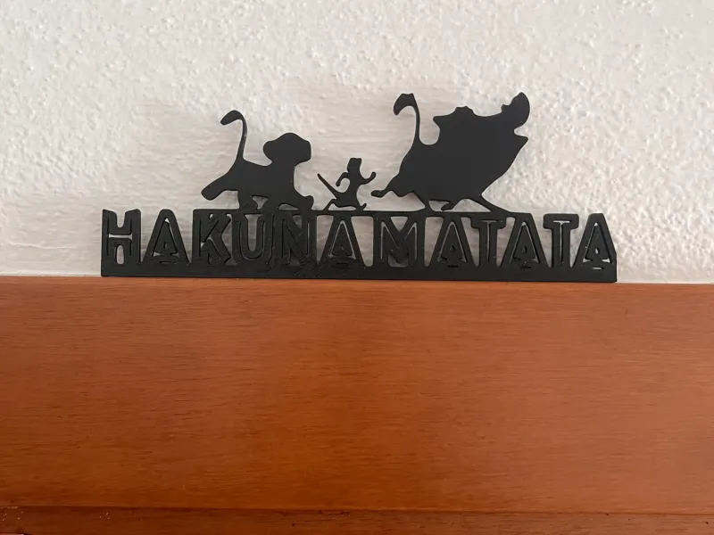 Hakumatata Decoration for Door