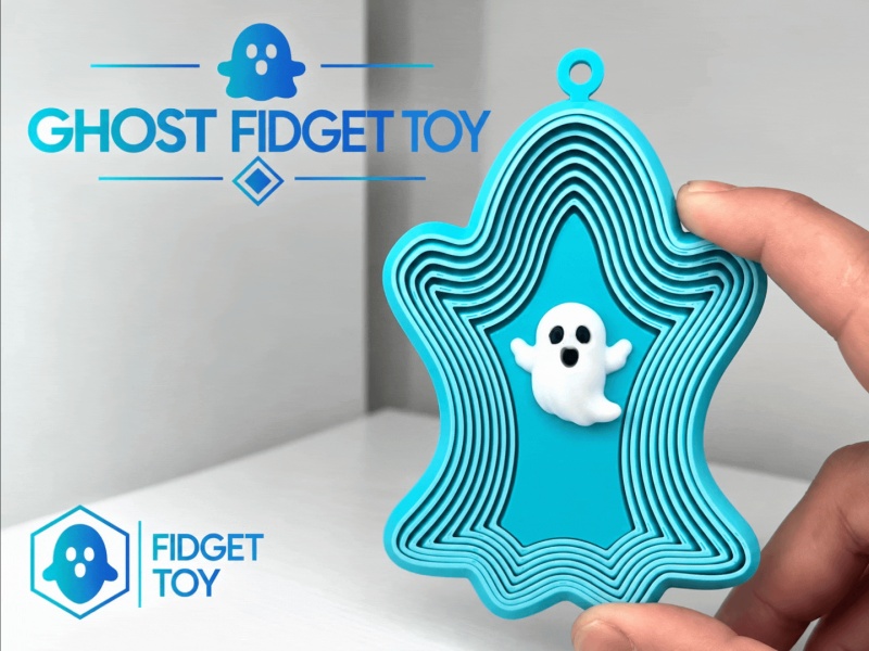 halloween geest fidget speelgoed sleutelhanger ornament
