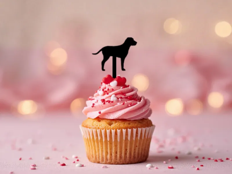 Pointer Dog Cupcake Topper