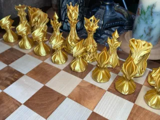 Stylized Chess Set