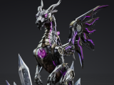 Futuristic Dragon Statue-0