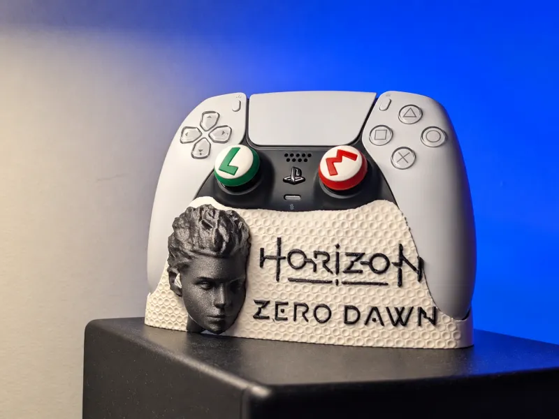 Suport pentru controller PS5 Horizon Zero Dawn cu bustul lui Aloy
