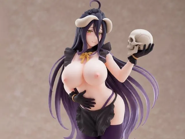 albedo maid hot con teschio
