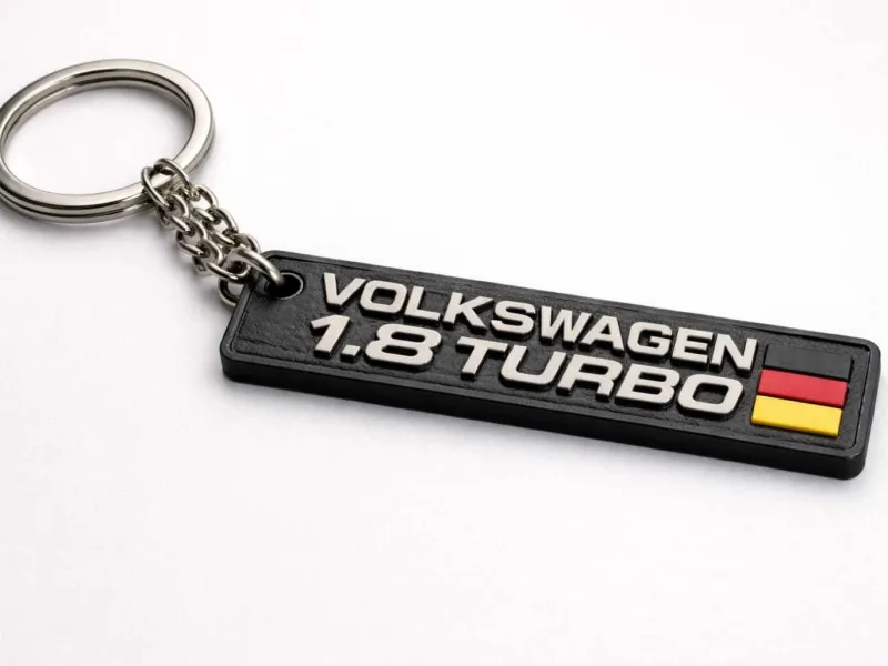 Брелок Volkswagen 1.8 Turbo - Культовая эмблема VW (Multic