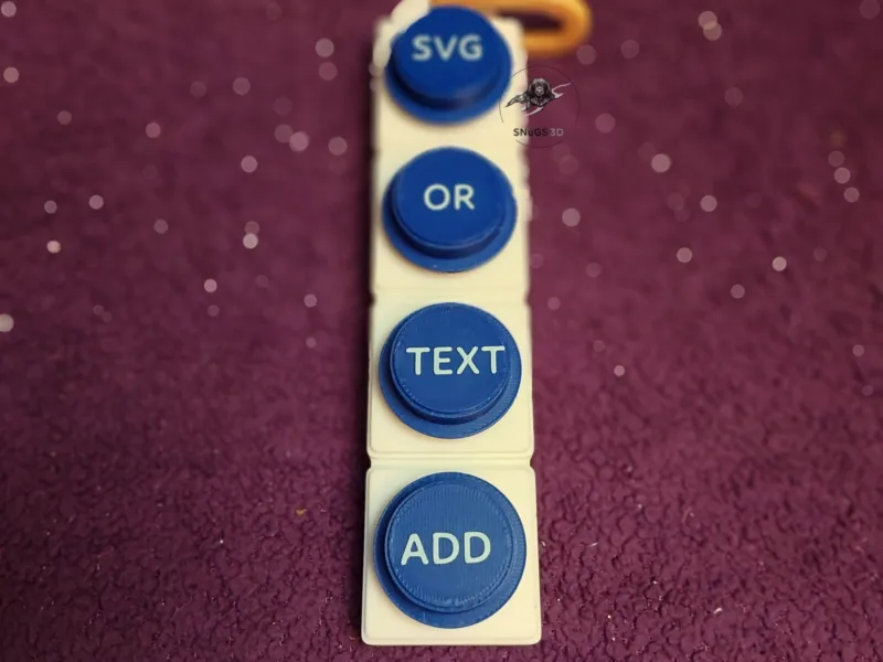 4 clicker blank set