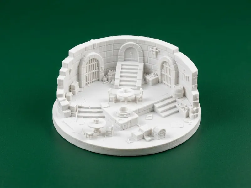 Dungeon Interior Miniature Scene