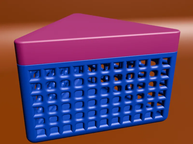 Geometric Mesh GIRD  Desk Organizer V3D ID-86