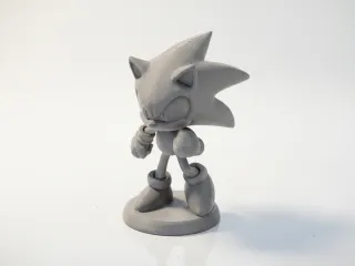 Sonic Hedgehog Figurine Gaming Collectible 3D Printable