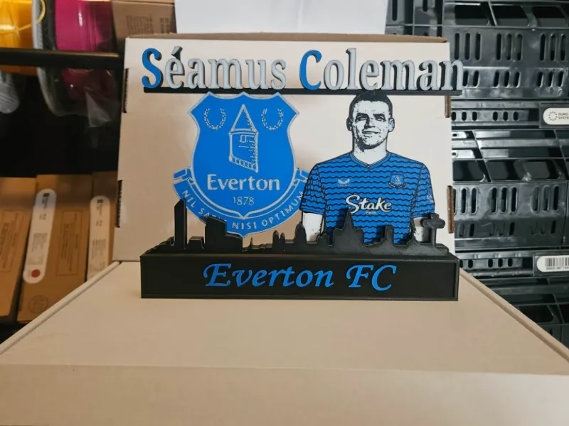 Premier Lig - Everton FC Seamus Coleman Vitrini