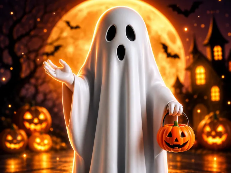 👻 ghost with pumpkin・ STL File for 3D printing