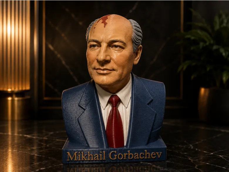 Mikhail Gorbachev bust 15cm