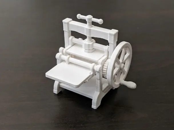 Old Printing Press 1:32