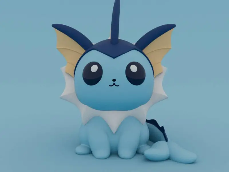 Pokémon - Vaporeon Kawaii