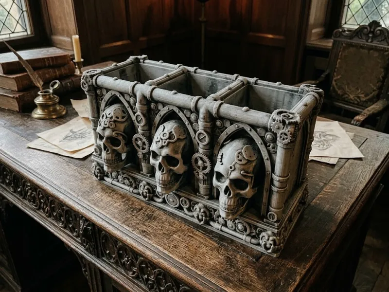 Organizator Steampunk pentru birou sau machiaj