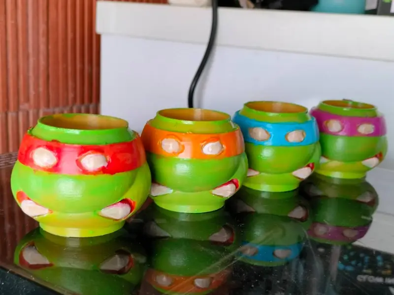 TMNT - Rond de serviette - Rond de table / Serviette