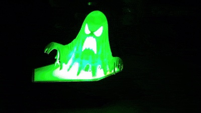 👻 Halloween Gruselgeist, der aus dem Grab steigt – Lampe 👻