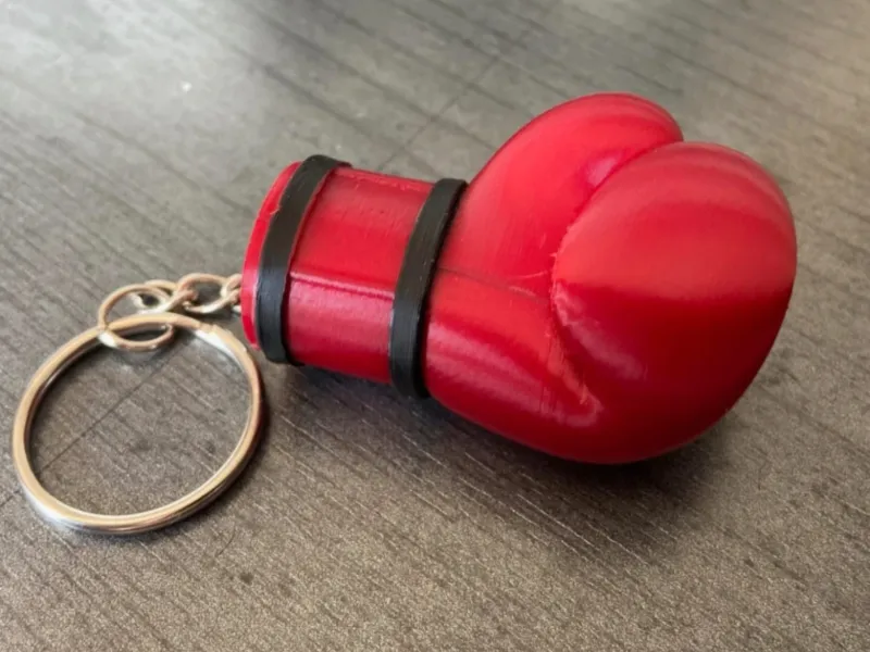 Modello 3D Portachiavi Guantone da Boxe