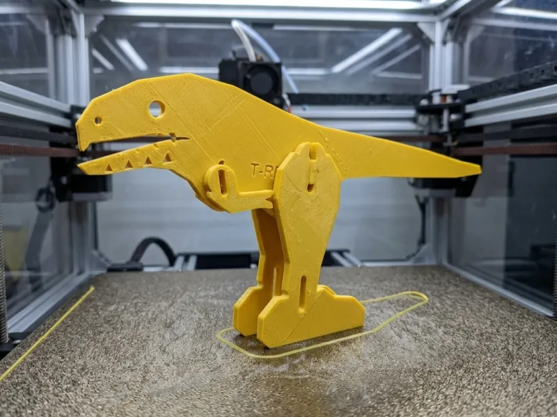 T-Rex Kit Card model kit card