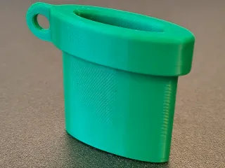 Super Mario Warp Pipe Keychain - quick, simple print