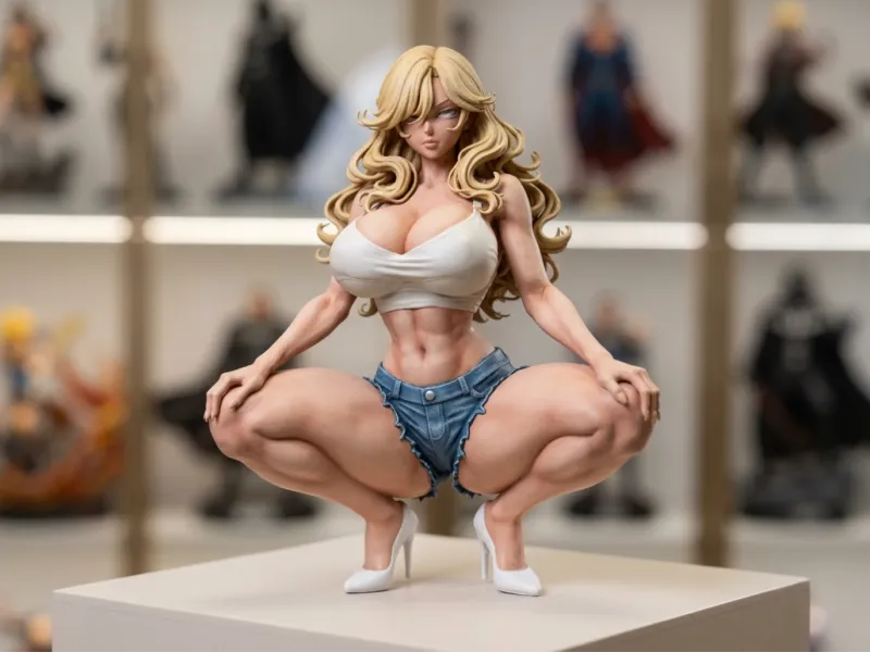 Curvy Fitness Girl - Sexy Figure