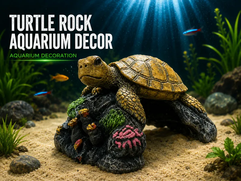 Schildkröten-Aquariendekoration