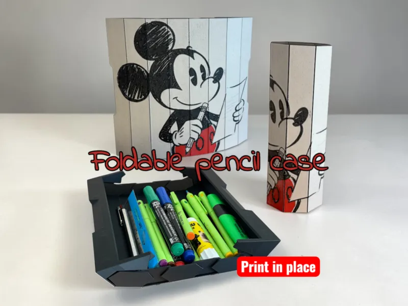 Astuccio portapenne a stampa integrata / Topolino