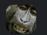 Funny monkey keychain-0
