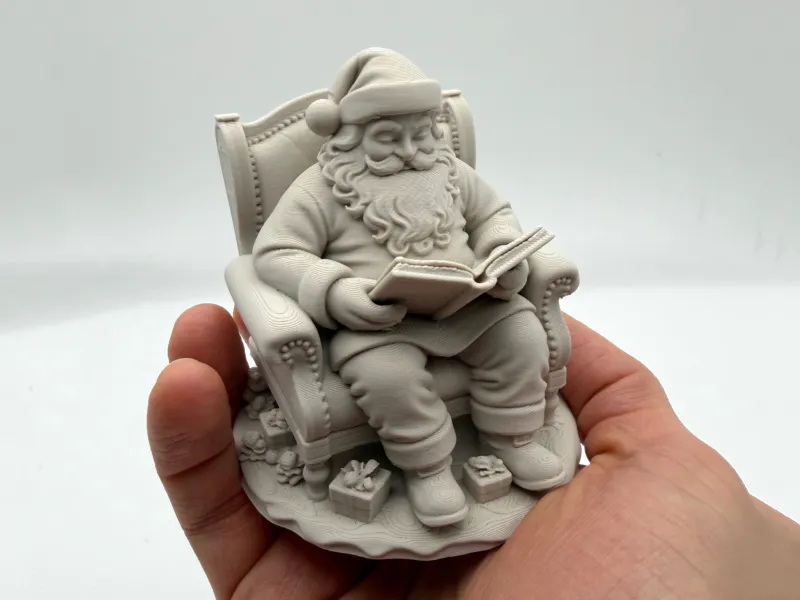 Santa Chair Decor Figure