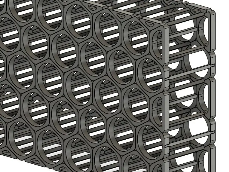 Adega modular DI 95mm compatível com todas as garrafas