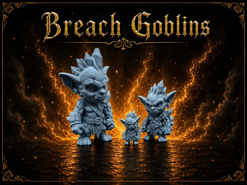 Breach Goblin Miniature – Fantasy Creature RPG DnD