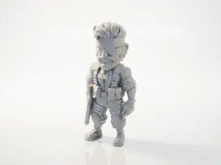 Big Boss Military Figurine 3D Printable