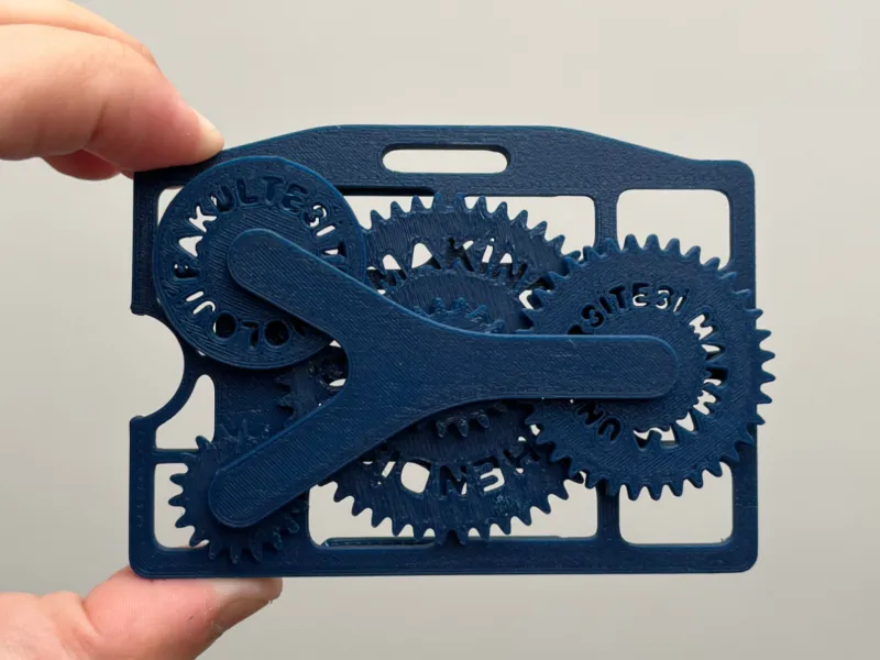 GEAR MECHANISM CARD HOLDER