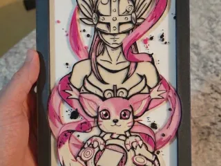 Hueforge Angewomon Digimon