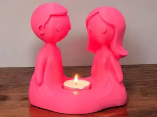 Romantic Couple Candle Holder