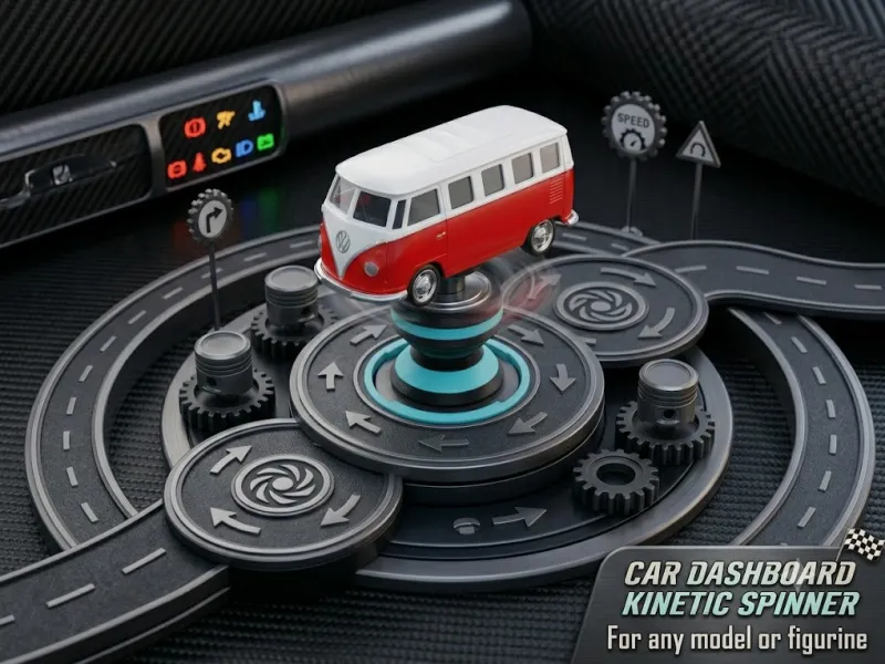 Ultimate Car Dashboard Kinetic Spinner - Customizable