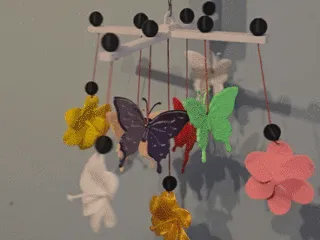 butterfly spring time mobile c