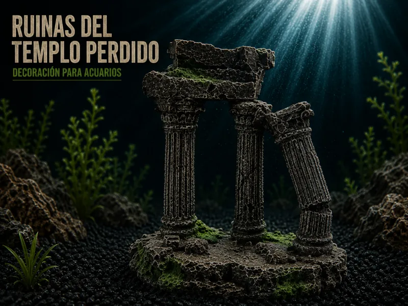 Lost Temple  Aquarium Decoration