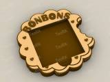 Post-It, Sticky Note Holder candy sweet chocolate cookie-0