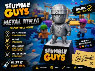 Stumble Guys Metal Ninja