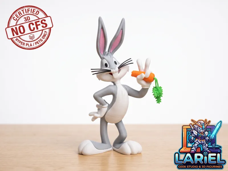 Bugs Bunny Multipart (Pernalonga) 24cm - 3mf - Sem CFS