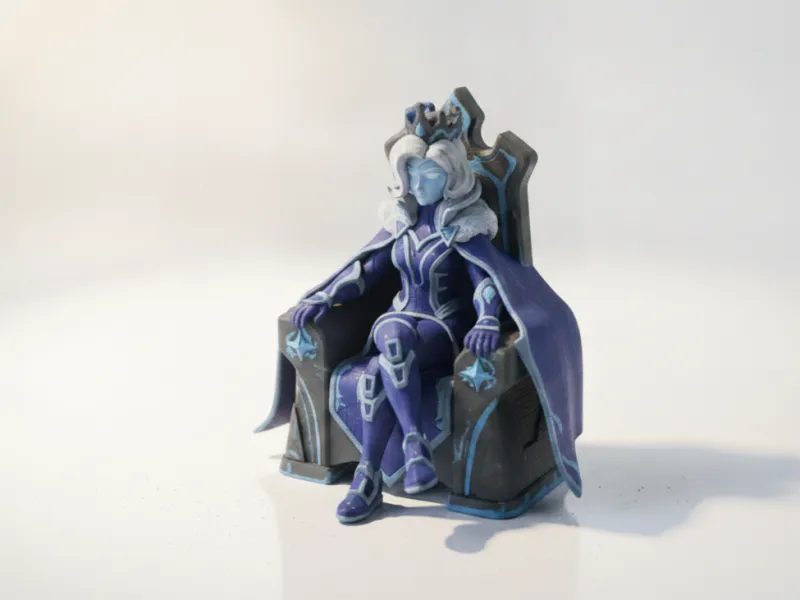 Figurine de la Reine Galactique Fantasy imprimable en 3D